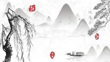 中国风古诗词背景视频的预览图